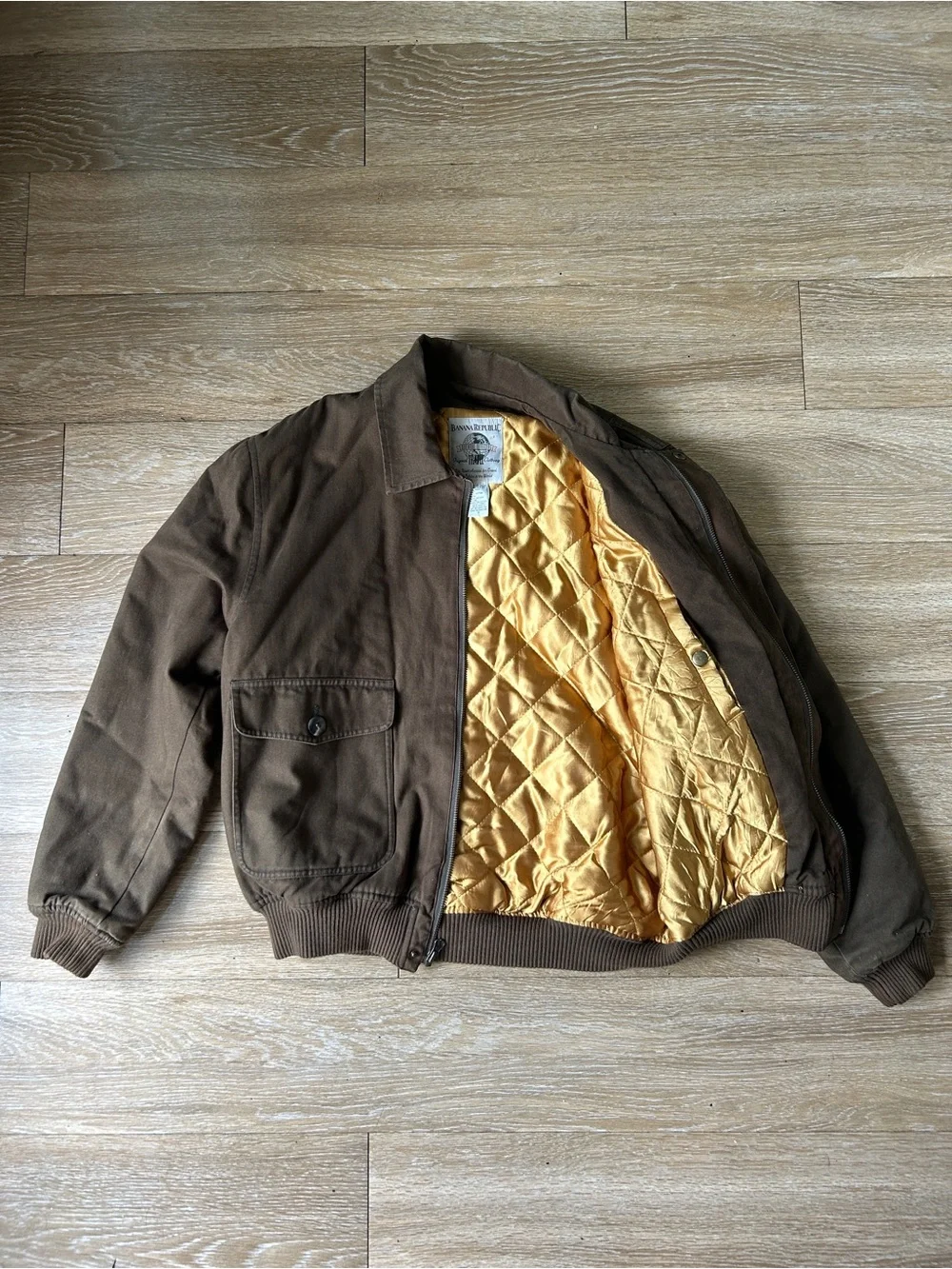 Banana Republic Brown Bomber Jacket